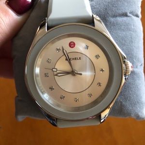 NEW Michele Cape Watch - Grey